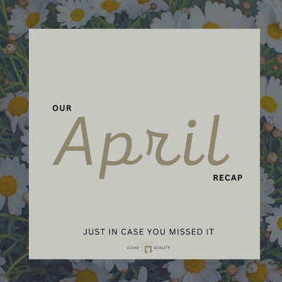 Our April round up